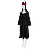 Hazbin Hotel Nun ALASTOR Dress With Hat Cosplay Costume Outfits Halloween Carnival Suit